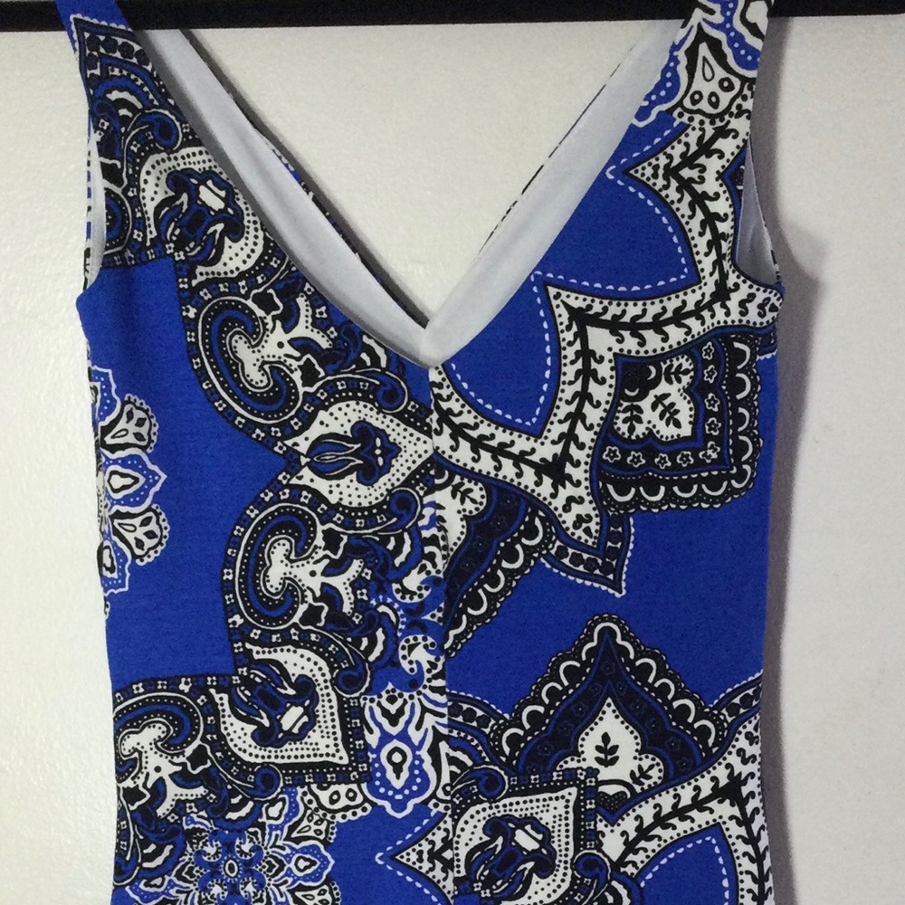Cache Blue Paisley Tank Top - Picture 3 of 3